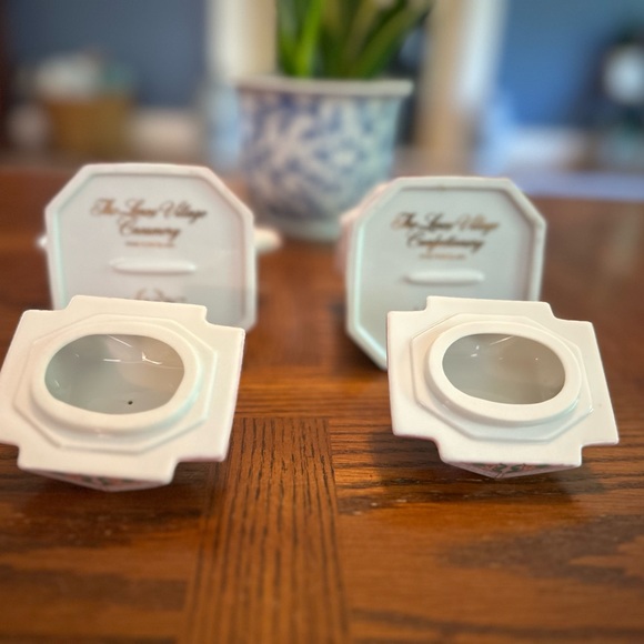 Lenox Village Collection Creamery creamer & Confectionary sugar bowl - Picture 2 of 3